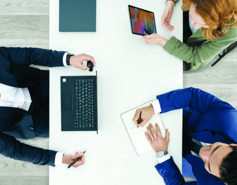 people in a meeting room