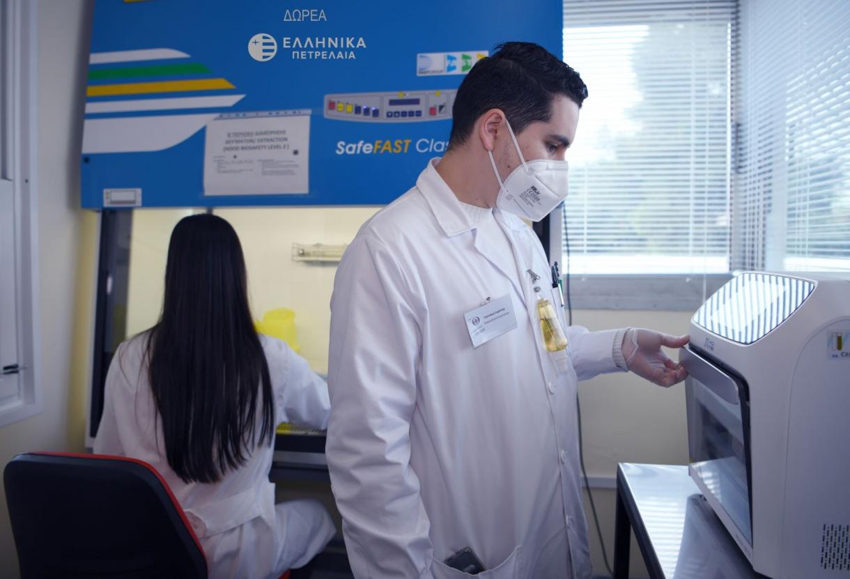  ΕΛΠΕ: Νέα δωρεά 5.000 αντιδραστηρίων στο «ΘΡΙΑΣΙΟ» Νοσοκομείο για την ταχύτερη διάγνωση του COVID-19