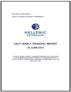 Interim Financial Report 2014